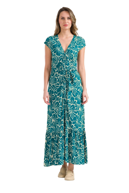 LALAMOUR Maud Maxi Dress Flower Flake