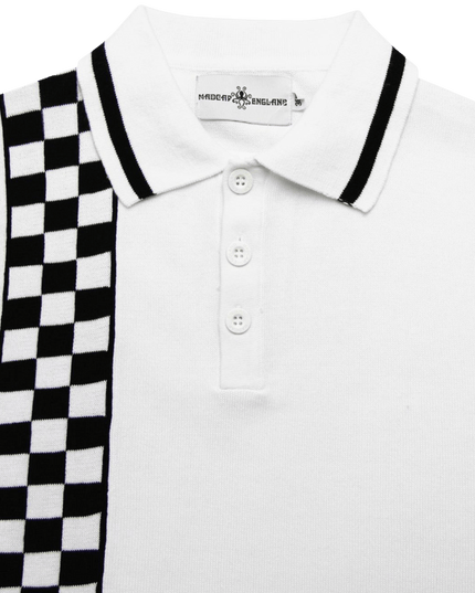 SKA&SOUL Maytal Mod Ska Kratka Paski Polo