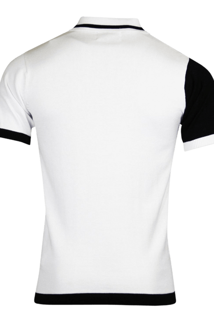 MADCAP  Maytal Mod Ska Check Stripe Polo