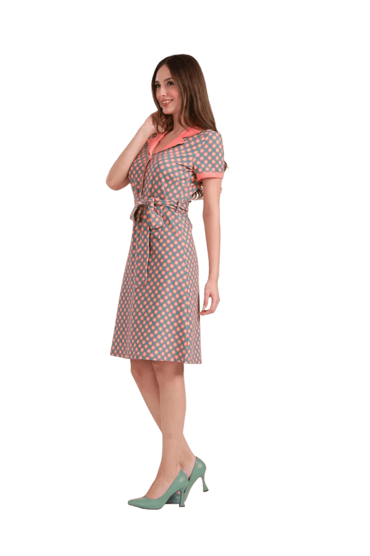 Monique fiore corallo vintage