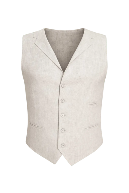 Nevada Gilet Natural - Rok&Billie, The Unique Rebel Boutique