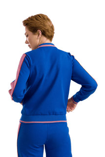 Nora Bomber Jacket - Punta Di Roma Blue