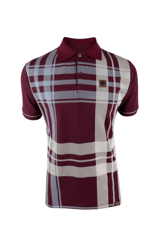 Oversize Check Panel Polo