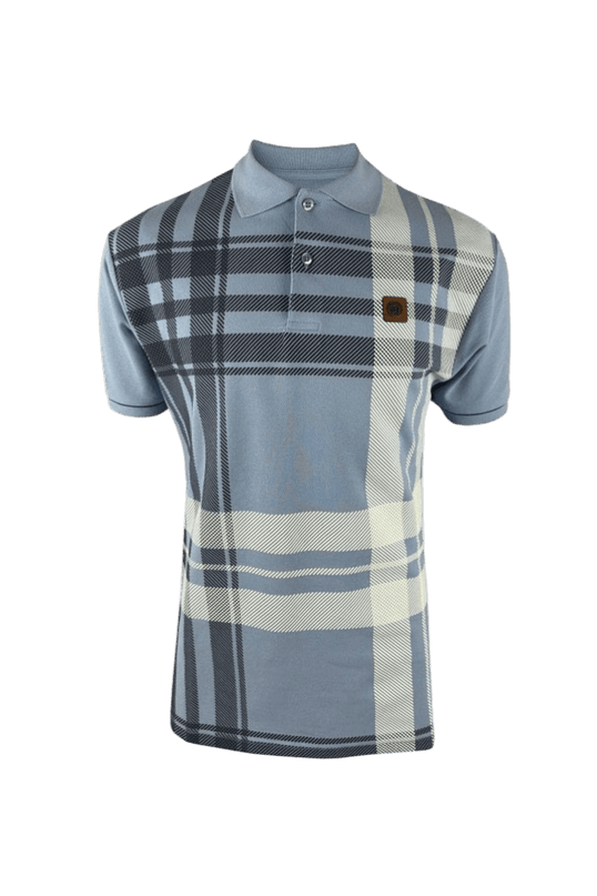 Oversize Check Panel Polo