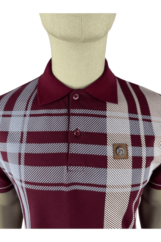 Oversize Check Panel Polo