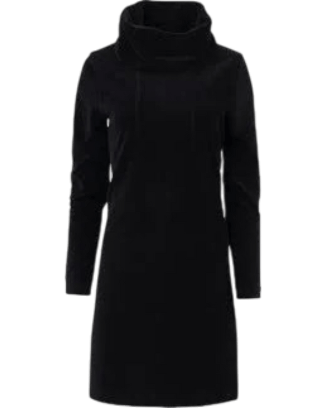 LALAMOUR Pleun Tunique Rib Velours plain black