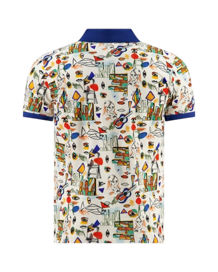 Polo Kubistisch Mehrfarbig Alle Farben