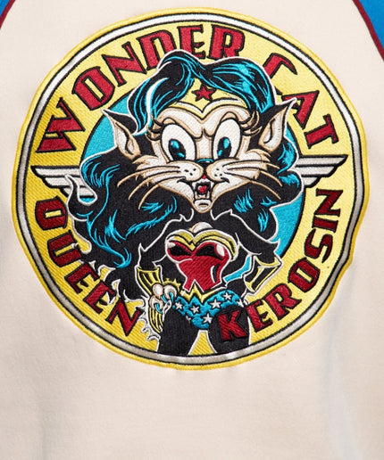 QUEEN KEROSIN CHAQUETA DEPORTIVA RAGLÁN WONDER CAT
