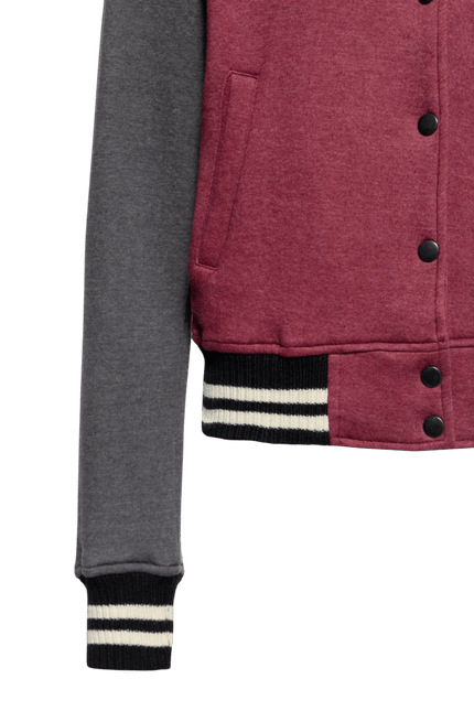 Raglan Sweet Jakke Diamonds Bordeaux