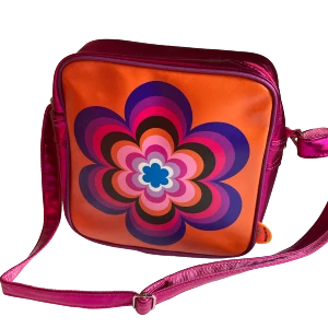 KUNSTBOER SQUARE SHOUDERBAG LARGE FLOWER