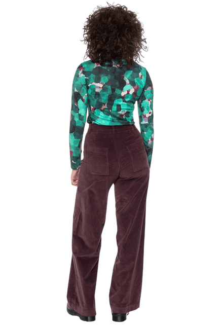 Rolli top met col, groen
