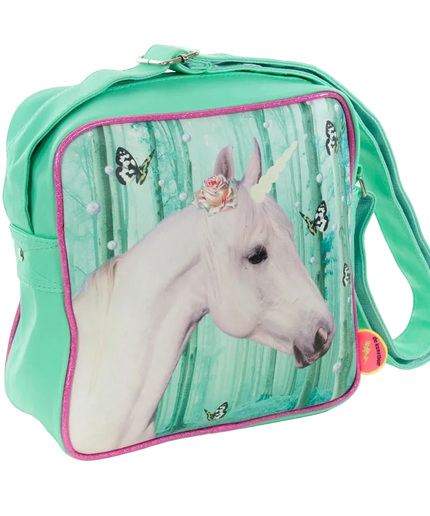 BOLSO CUADRADO DE HOMBRO KUNSTBOER, UNICORNIO