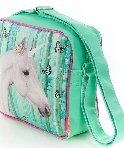 BOLSO CUADRADO DE HOMBRO KUNSTBOER, UNICORNIO