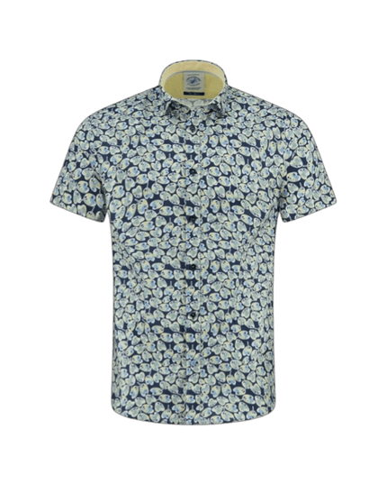 Camicia maniche corte tavolozze di pittura