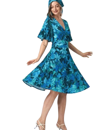 robe Enya TPFA8 bleu