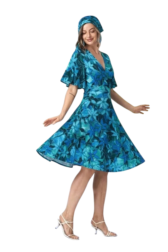 robe Enya TPFA8 bleu