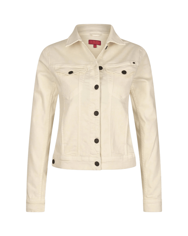 chaqueta vaquera "Zoë", blanco roto