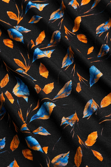 LALAMOUR Sue Trousers Jersey, autumn leaves