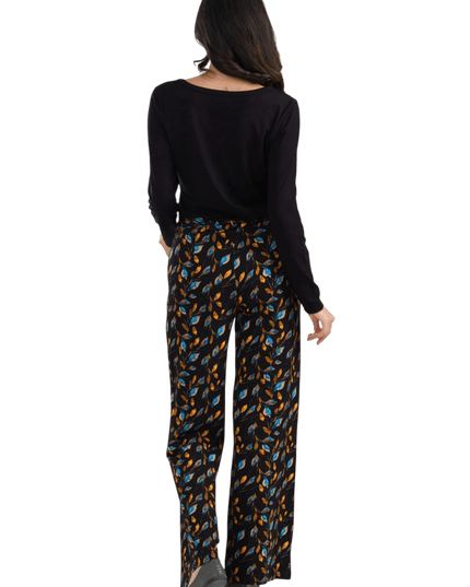 LALAMOUR Sue Trousers Jersey, autumn leaves
