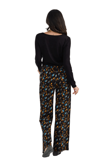 LALAMOUR Sue Trousers Jersey, autumn leaves