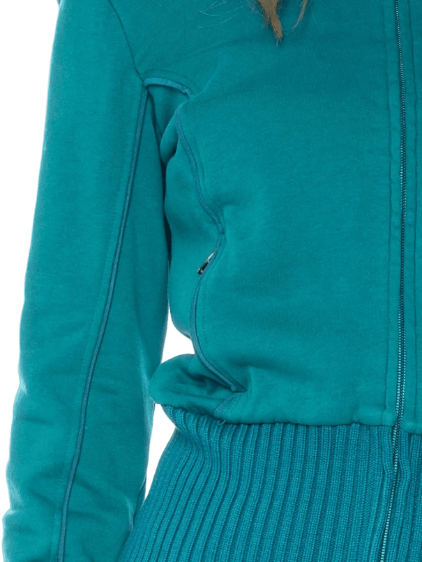 Sweatjack Nel turquiose