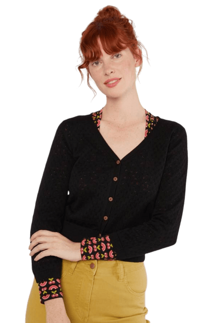 BLUTSGESCHWISTER Sweet Petite Tradition Schwarz Strick