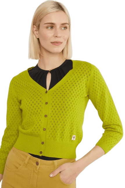 BLUTSGESCHWISTER Sweet Petite tradition green knit