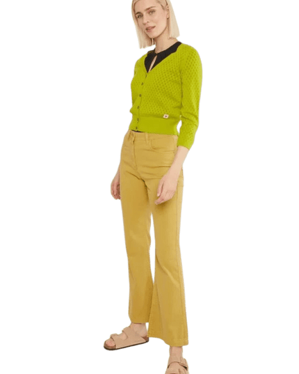BLUTSGESCHWISTER Sweet Petite tradycyjny dzianinowy zielony
