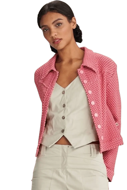SYDNEY jacket PRS A33 Pink - Rok&Billie, The Unique Rebel Boutique