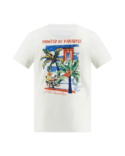 T-Shirt Palmenmalerei