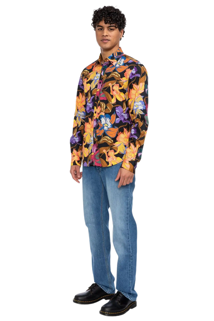 Tamuza bloemenprint orange/lila