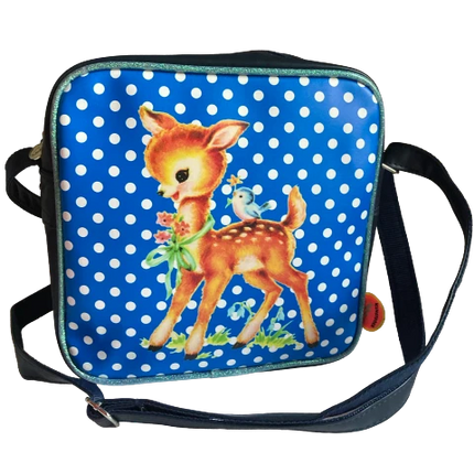 KUNSTBOER SQUARE SHOUDERBAG RETRO DEER