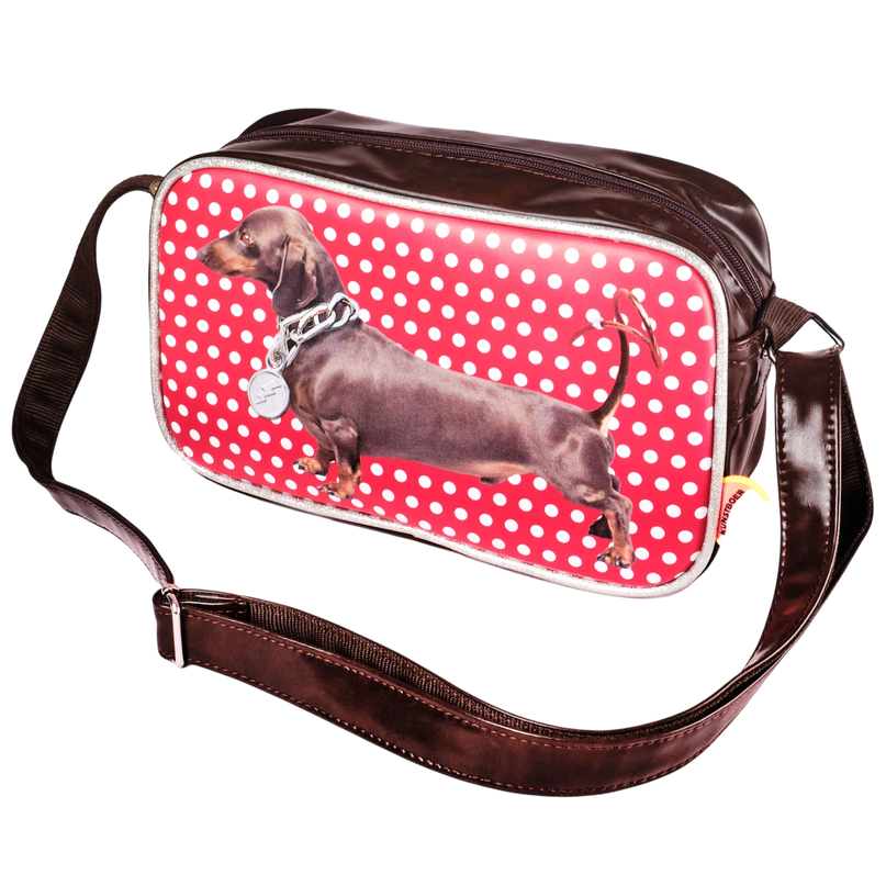 KUNSTBOER SMALL SHOULDERBAG, TECKEL