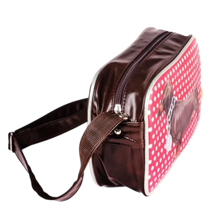 KUNSTBOER SMALL SHOULDERBAG, TECKEL