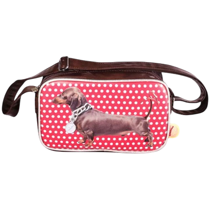 KUNSTBOER SMALL SHOULDERBAG, TECKEL