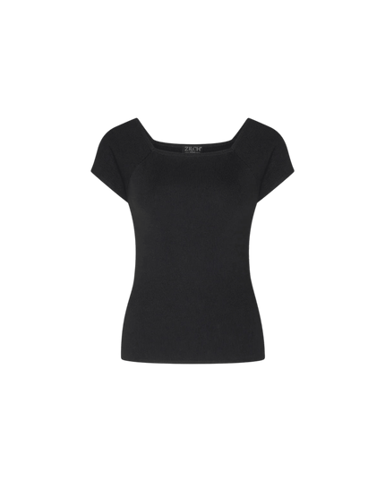 Top short sleeve Black