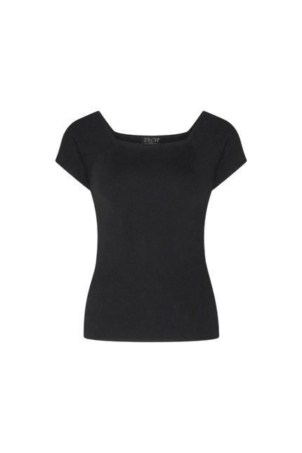 ZILCH Top short sleeve Black