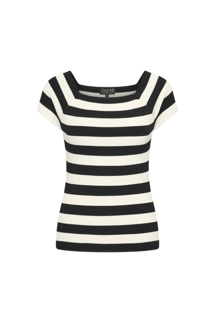 Top manches courtes Tone Black