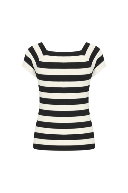 Top manches courtes Tone Black