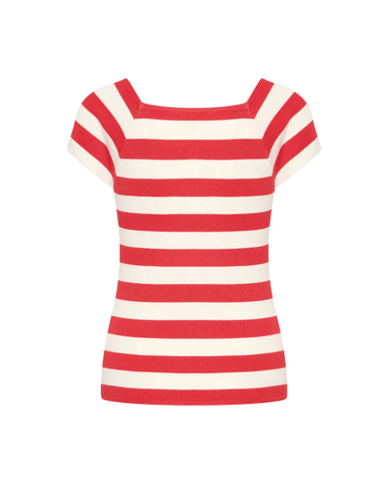 Top short sleeve, two Tone Blossom