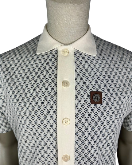 TROJAN DIAMOND JACQUARD POLO