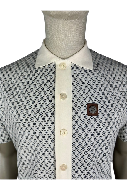 TROJAN DIAMOND JACQUARD POLO