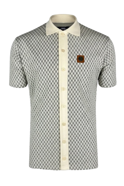 TROJAN DIAMOND JACQUARD POLO