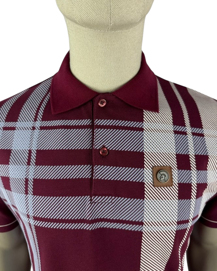 Oversize Check Panel Polo