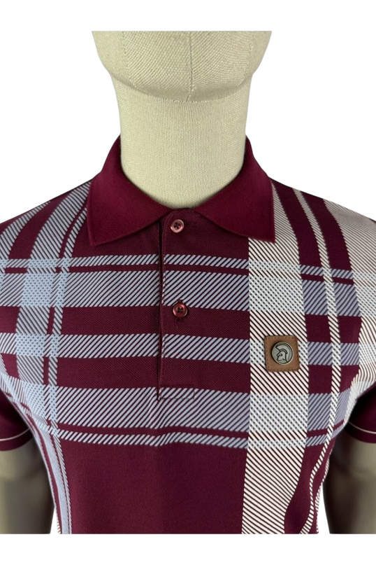 Oversize Check Panel Polo