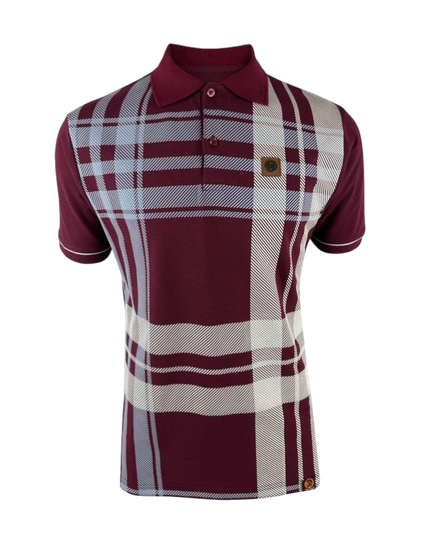Oversize Check Panel Polo