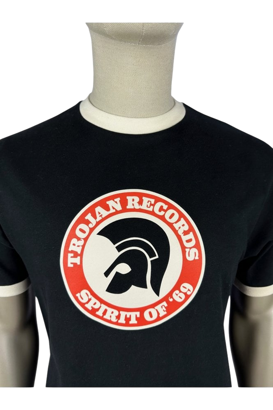 TROJAN SPIRIT OF '69 LOGO TEE, BLACK