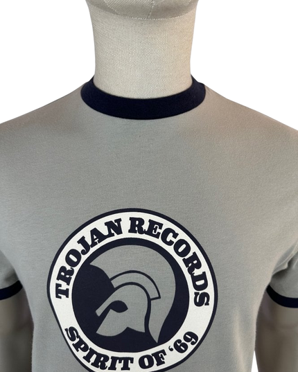 TROJAN SPIRIT OF '69 LOGO TEE, GREY