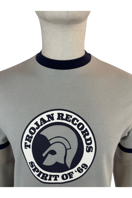 TROJAN SPIRIT OF '69 LOGO TEE, GREY