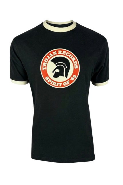 TROJAN SPIRIT OF '69 LOGO TEE, BLACK